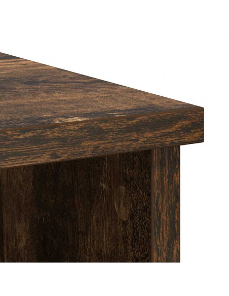 Credenza con Cassetto Rovere Fumo 101x35x76 cm in Truciolato