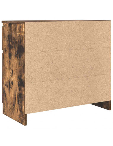 Credenza con Cassetto Rovere Fumo 71x35x65 cm in Truciolato