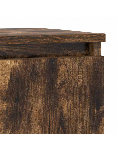 Credenza con Cassetto Rovere Fumo 71x35x65 cm in Truciolato