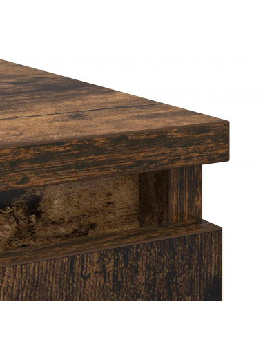 Credenza con Cassetto Rovere Fumo 71x35x65 cm in Truciolato