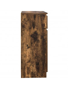 Credenza con Cassetto Rovere Fumo 71x35x84 cm in Truciolato
