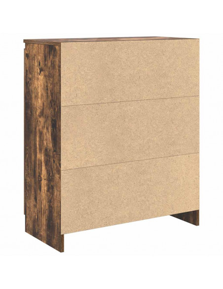 Credenza con Cassetto Rovere Fumo 71x35x84 cm in Truciolato