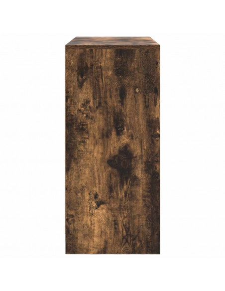 Credenza con Cassetto Rovere Fumo 80x34x76 cm in Truciolato