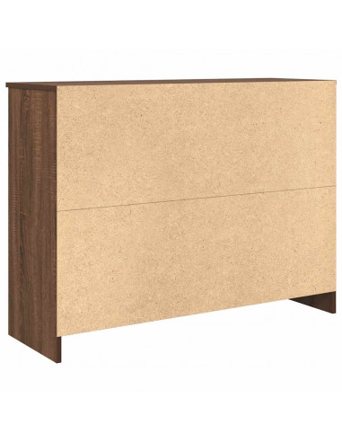 Credenza con Cassetto Rovere Marrone 101x35x76 cm in Truciolato