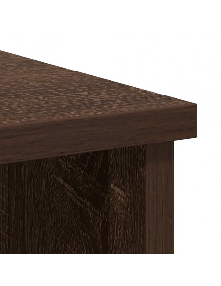 Credenza con Cassetto Rovere Marrone 101x35x76 cm in Truciolato