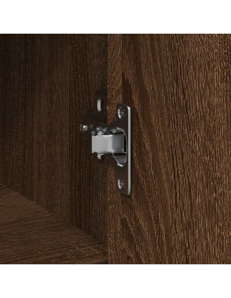 Credenza con Cassetto Rovere Marrone 101x35x76 cm in Truciolato