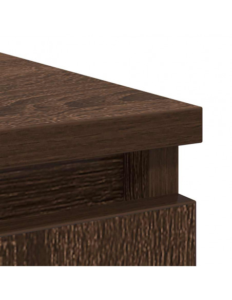 Credenza con Cassetto Rovere Marrone 71x35x65 cm in Truciolato