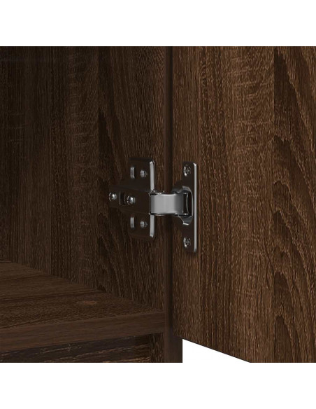 Credenza con Cassetto Rovere Marrone 71x35x65 cm in Truciolato