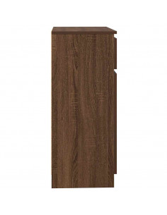 Credenza con Cassetto Rovere Marrone 71x35x84 cm in Truciolato