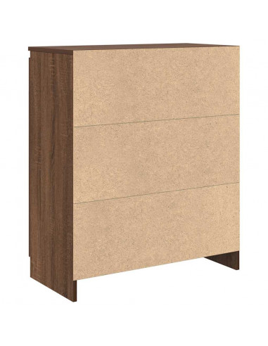 Credenza con Cassetto Rovere Marrone 71x35x84 cm in Truciolato