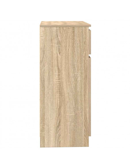 Credenza con Cassetto Rovere Sonoma 71x35x84 cm in Truciolato