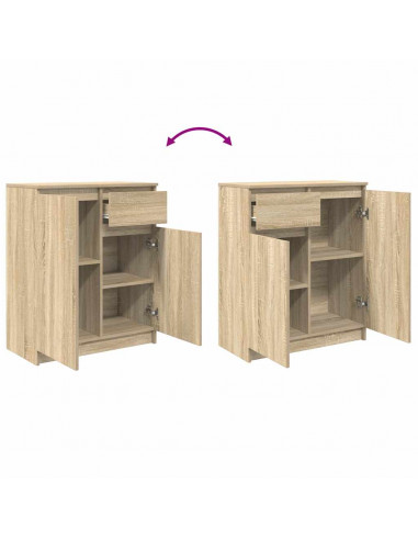 Credenza con Cassetto Rovere Sonoma 71x35x84 cm in Truciolato