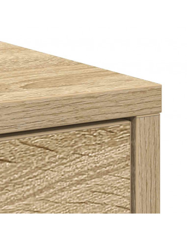 Credenza con Cassetto Rovere Sonoma 80x34x76 cm in Truciolato