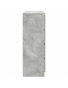 Credenza Grigio Cemento 100x35x99 cm in Legno Multistrato