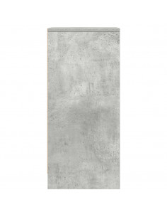 Credenza Grigio Cemento 29,5x34x76 cm in Legno Multistrato