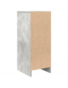 Credenza Grigio Cemento 29,5x34x76 cm in Legno Multistrato 2