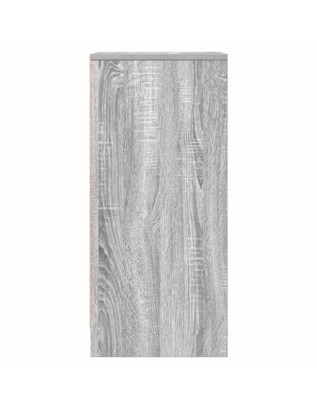 Credenza Grigio Sonoma 29,5x34x76 cm in Legno Multistrato