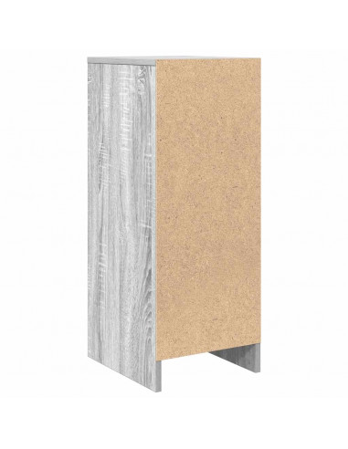 Credenza Grigio Sonoma 29,5x34x76 cm in Legno Multistrato