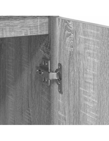 Credenza Grigio Sonoma 29,5x34x76 cm in Legno Multistrato