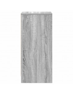 Credenza Grigio Sonoma 29,5x34x76 cm in Legno Multistrato