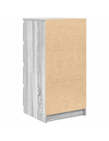 Credenza Grigio Sonoma 37,5x35x76 cm in Legno Multistrato