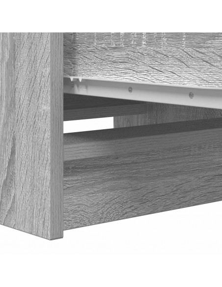 Credenza Grigio Sonoma 37,5x35x99 cm in Legno Multistrato