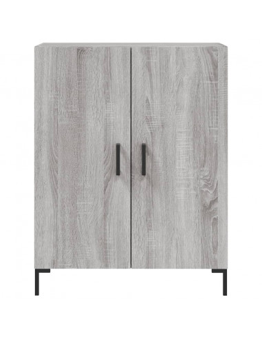 Credenza Grigio Sonoma 69,5x34x180 cm in Legno Multistrato
