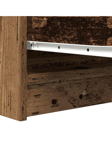 Credenza Legno Antico 100x35x76 cm in Legno Multistrato