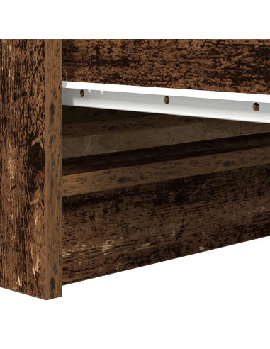 Credenza Legno Antico 100x35x99 cm in Legno Multistrato