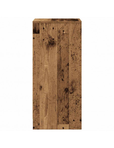 Credenza Legno Antico 29,5x34x76 cm in Legno Multistrato