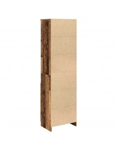 Credenza Legno Antico 50x35x180 cm in Legno Multistrato 2