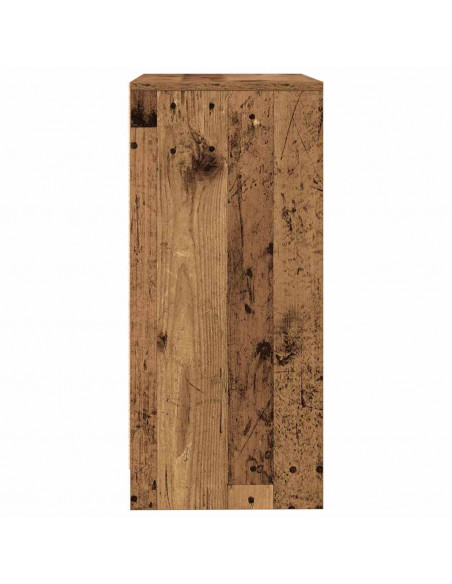 Credenza Legno Antico 57x34x76 cm in Legno Multistrato