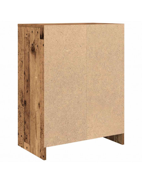 Credenza Legno Antico 57x34x76 cm in Legno Multistrato
