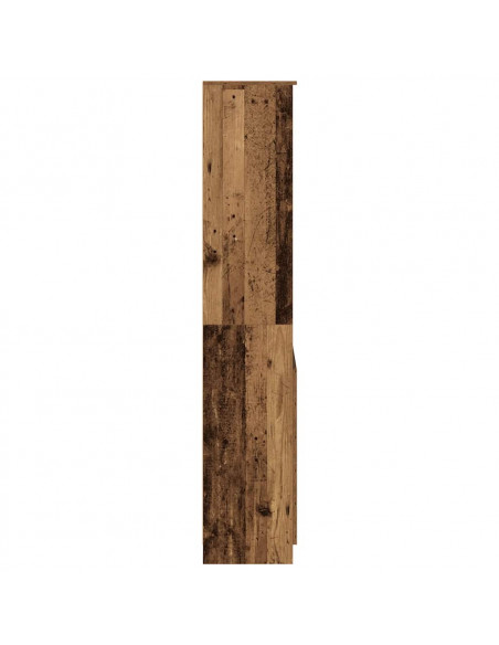 Credenza Legno Antico 70x35x180 cm in Legno Multistrato