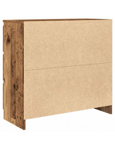 Credenza Legno Antico 80x35x76 cm in Legno Multistrato 2