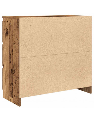 Credenza Legno Antico 80x35x76 cm in Legno Multistrato