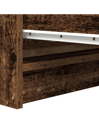 Credenza Legno Antico 80x35x76 cm in Legno Multistrato