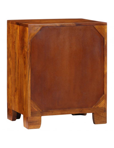 Credenza Multicolore 50x35x60 in Legno Massello di Acacia