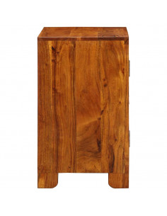 Credenza Multicolore 50x35x60 in Legno Massello di Acacia 2