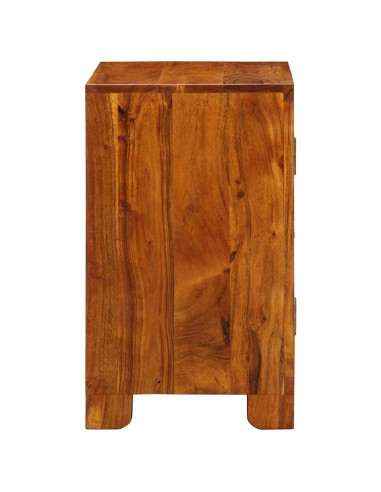 Credenza Multicolore 50x35x60 in Legno Massello di Acacia