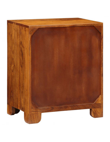 Credenza Multicolore 50x35x60 in Legno Massello di Acacia