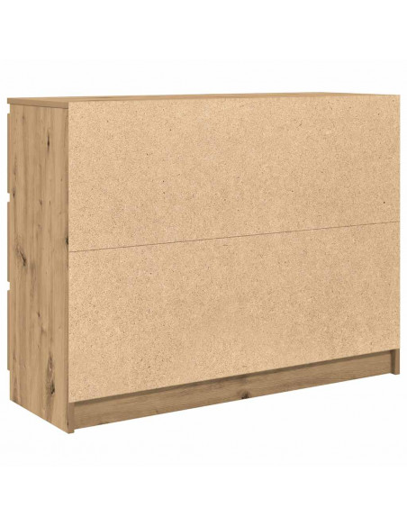 Credenza Rovere Artigianale 100x35x76 cm in Legno Multistrato