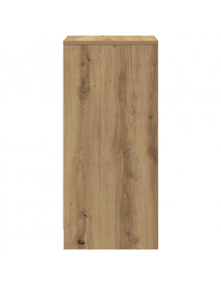 Credenza Rovere Artigianale 29,5x34x76 cm in Legno Multistrato
