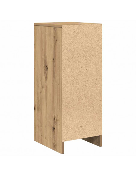 Credenza Rovere Artigianale 29,5x34x76 cm in Legno Multistrato