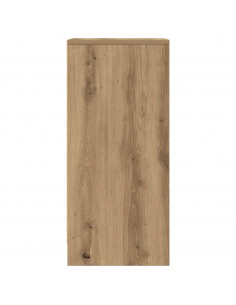 Credenza Rovere Artigianale 29,5x34x76 cm in Legno Multistrato