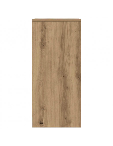 Credenza Rovere Artigianale 29,5x34x76 cm in Legno Multistrato