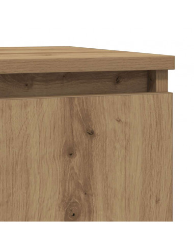 Credenza Rovere Artigianale 29,5x34x76 cm in Legno Multistrato