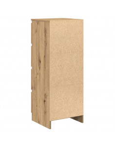 Credenza Rovere Artigianale 37,5x35x99 cm in Legno Multistrato 2