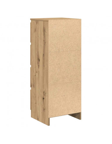 Credenza Rovere Artigianale 37,5x35x99 cm in Legno Multistrato