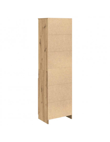 Credenza Rovere Artigianale 50x35x180 cm in Legno Multistrato